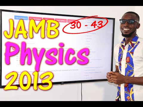 JAMB CBT Physics 2013 Past Questions 30 - 43