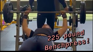225lbs Benchpress Full Clip