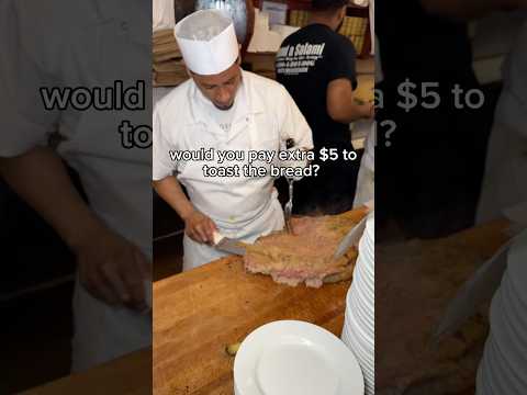 would you pay extra $5 to toast the bread?