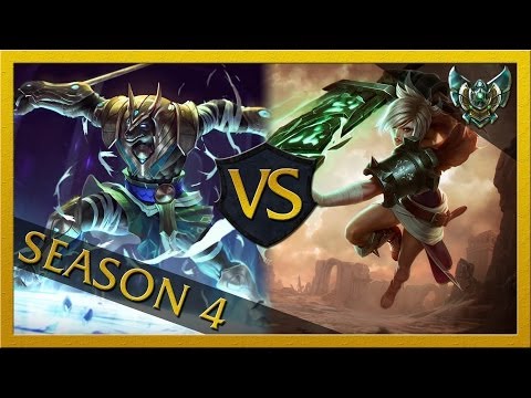 LoL Season 4 Ranked #004 - Nasus vs. Riven [Top Lane] [Platinum] [German]
