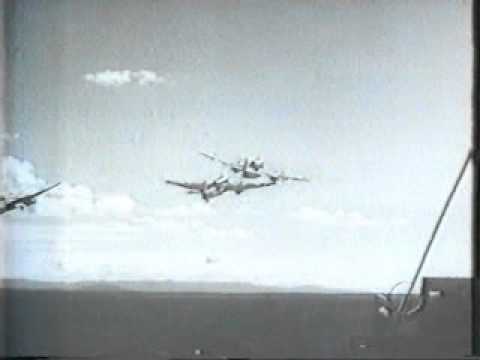 Midair Collision - Aussie Bristol Beauforts collide and crash