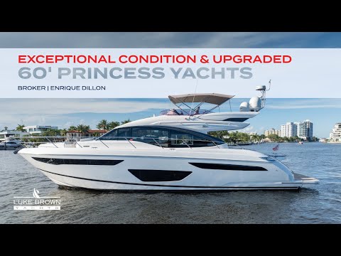 2018 Princess 60 "ABOVE DECK" | Luke Brown Yachts