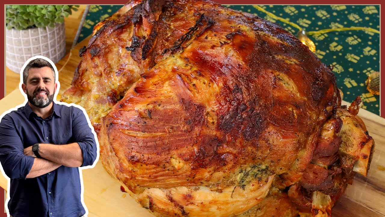 HAM FOR 30 PEOPLE IN DARK BEER I VERY JUICY I TENDER I THE BEST HAM OF CHRISTMAS