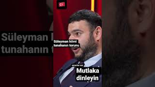 Süleyman Hilmi Tunahanın torunu ￼öyle bir kon