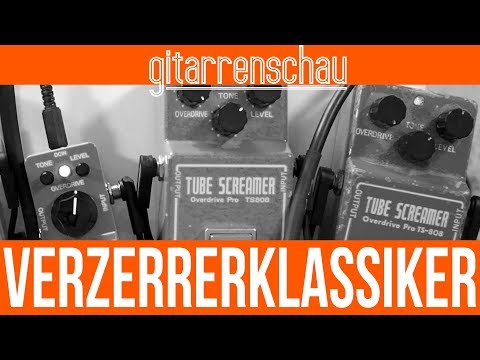 Gitarrenschau - Wir wählen Grün: 3 Ibanez Tubescreamer im Vergleich (Vintage 808, 808 RI, Mini)