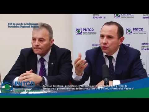 Aurelian Pavelescu, preşedintele PNŢCD la nivel naţional, a fost prezent la Timişoara