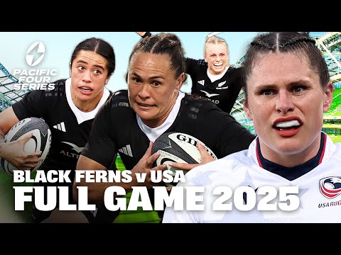 Black Ferns v USA FULL GAME 2025 | Ilona Maher vs Portia's 7 tries 🔥