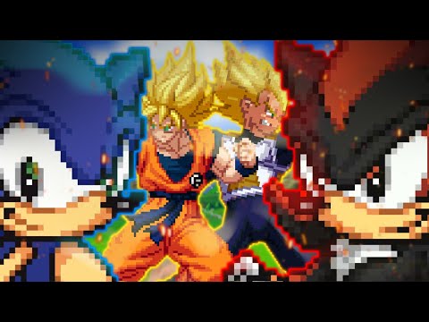 THEY'RE GETTING DOMINATED! Sonic and Shadow VS Goku and Vegeta REACTION!