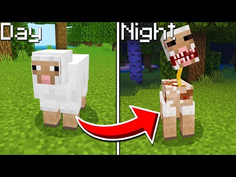 AA12 - Minecraft Mobs Infected at NIGHT! 😱