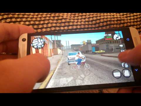 GTA SAN ANDREAS ANDROID GAMEPLAY HTC ONE [1080P]