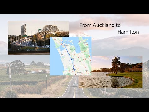[2020] Driving from Auckland to Hamilton via Waikato Expressway (New Zealand)