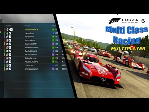 Forza Motorsport 6: How to make a Multi Class Race in a Private Multiplayer Lobby