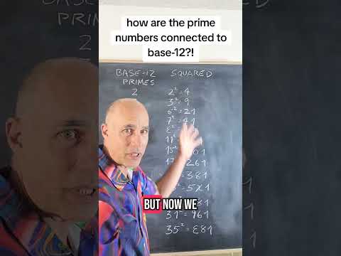 prime numbers have a dozenal aspect that is revealed in base-12 mathematics #math #dozenalmath