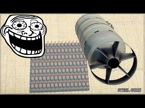12,000LB HUGE BOMB Vs 100 MAUS (War Thunder Dev Server)
