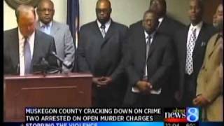 2 arrested, 10 sought for Muskegon crimes