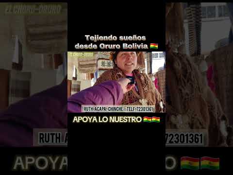 artesanias en el municipio El Choro Oruro Bolivia