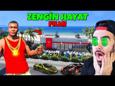 FRANKLIN TRILYONER OLDU EVI GARAJI SUPER ARABA DOLDU - GTA 5 MODS