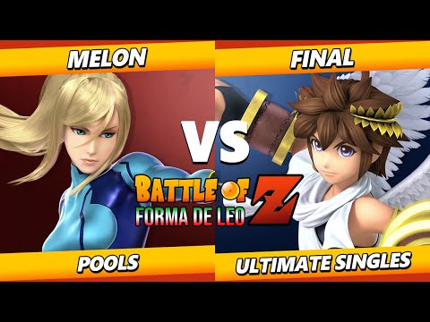 Battle of Z  - Melon (ZSS) Vs. Final (Pit) Smash Ultimate Tournament