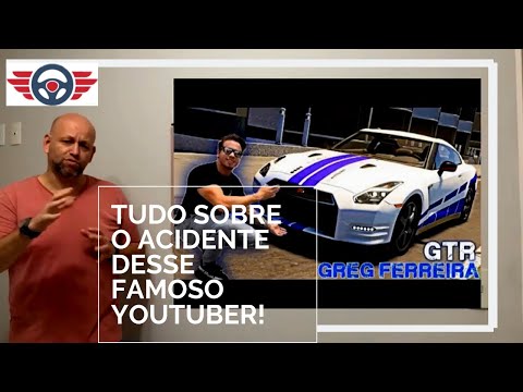 Greg Ferreira e o acidente com a Nissan GTR a 200km/h!!