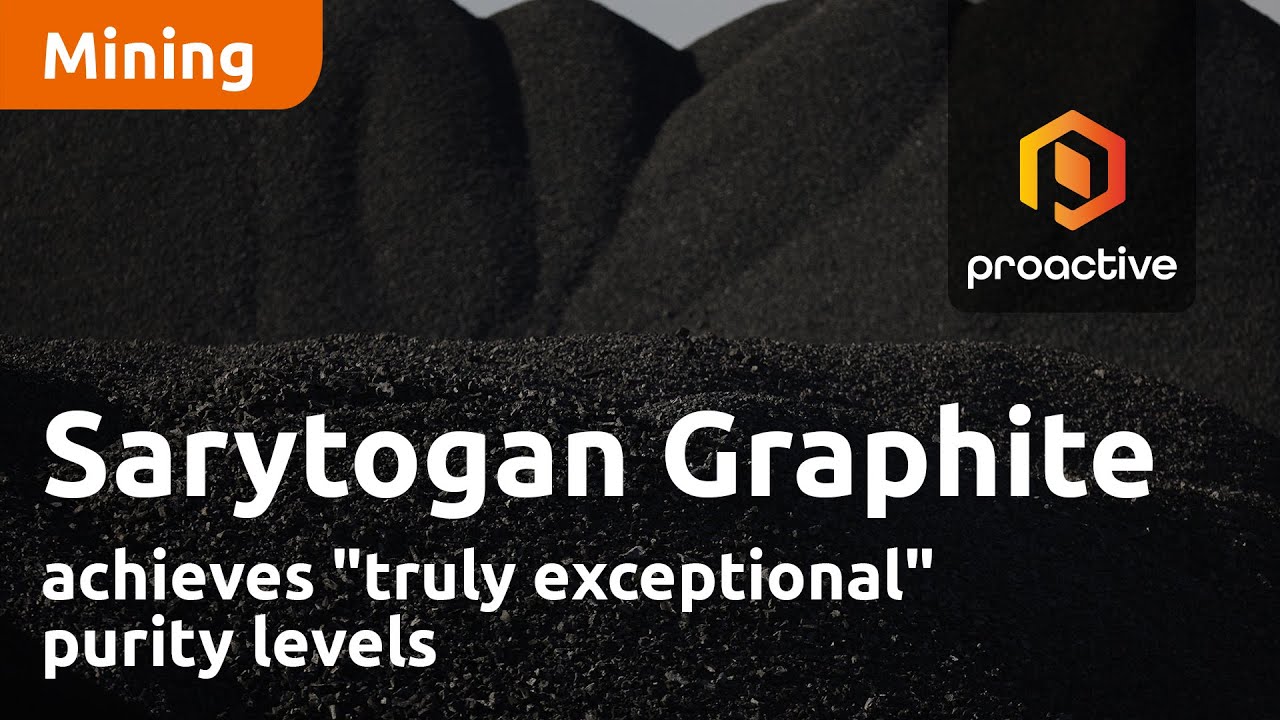 Sarytogan Graphite achieves "truly exceptional" purity levels