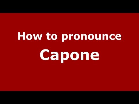 How to pronounce Capone (Spanish/Argentina) - PronounceNames.com