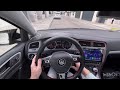 4K Driving To University In My 2014 VW Golf MK7 1 6 TDI Town Driving Highway Drive