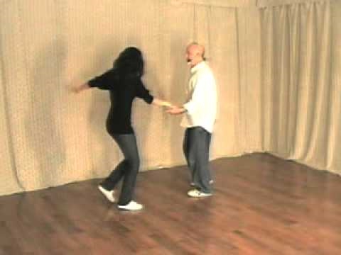 Texas Tommy Double Turn - Lindy Hop Dance Lesson, Bill Borgida, Julee Mertz #904