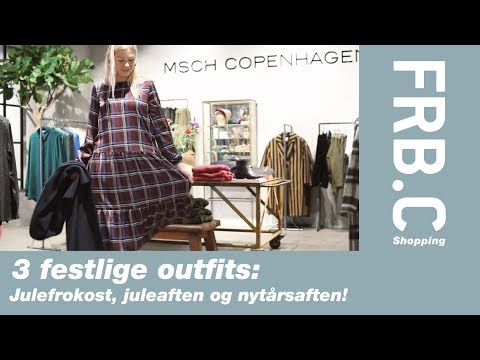 3 outfits til decembers fester - julefrokost, juleaften og nytårsaften!