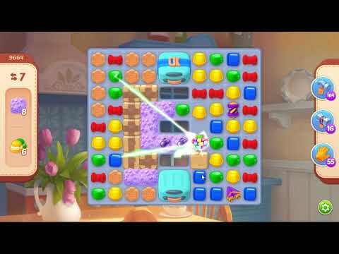 Homescapes Level 9664 - NO BOOSTERS 🏠 | SKILLGAMING ✔️