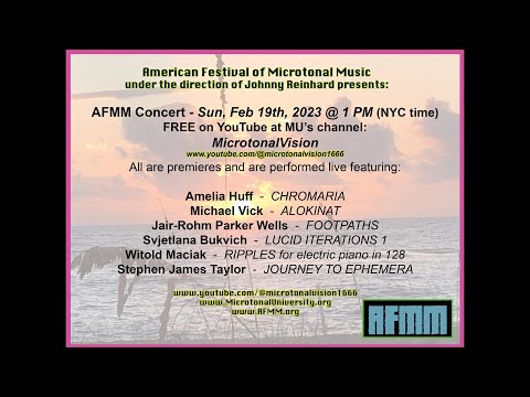 155th American Festival of Microtonal Music concert