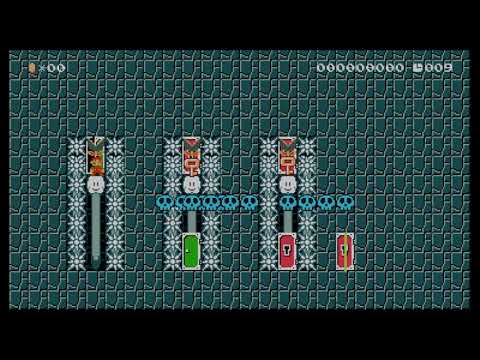 Super Mario Maker: 1F Micro Jumps x3