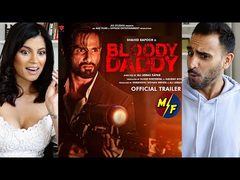 BLOODY DADDY TRAILER REACTION!! | Shahid Kapoor | Diana Penty | Ali Abbas Zafar | Jio Cinema
