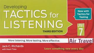 Tactics for Listening Third Edition Developing Unit 7 Air Travel