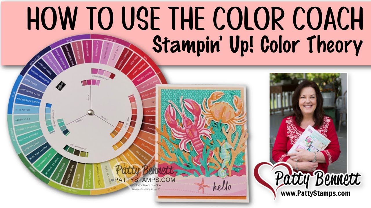 How to use the Color Coach Wheel - Color Theory with Stampin' Up! colors