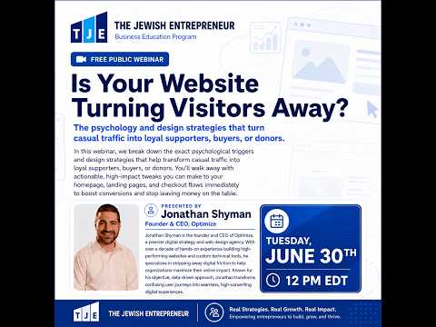 Is Your Website Turning Visitors Away by Jonathan Shyman