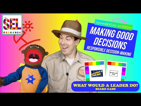 Kid Puppet Videos - What Would A Leader Do?| Social-Emotional Learning Games for Kids | A LITTLE SEL
