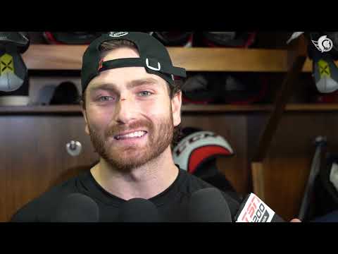 Drake Batherson, Claude Giroux, Jake Sanderson, Noah Gregor, Travis Green Postgame Media vs TBL