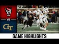 NC State Vs Georgia Tech Game Highlights 2024 ACC Football