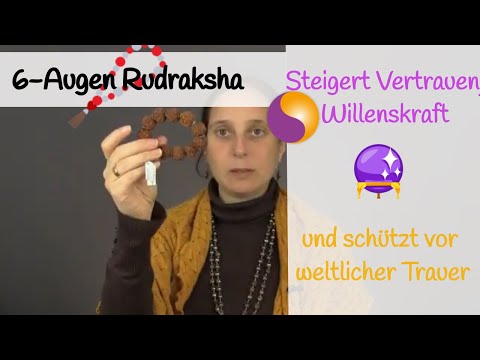 6-Augen Rudraksha (6 Mukhi) - steigert Vertrauen, Willenskraft und schützt vor weltlicher Trauer
