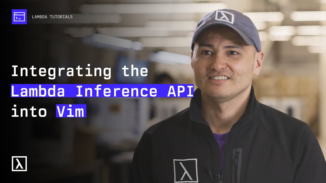 Integrating the Lambda Inference API into Vim
