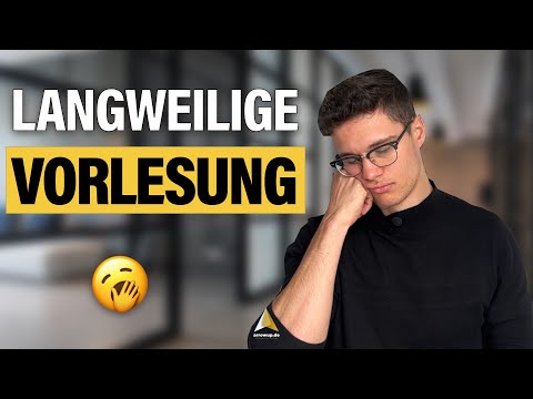 Wie du auch in LANGWEILIGEN VORLESUNGEN konzentriert bleibst