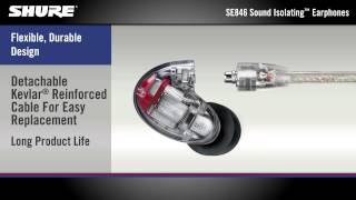 Video thumbnail for Shure SE846 Sound Isolating Headphones with Quad HiDef MicroDrivers Product Overview by idjnow