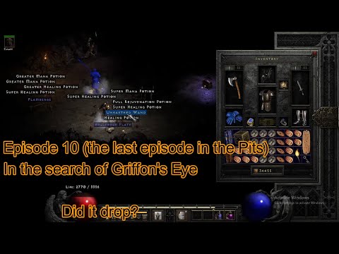 Diablo 2 Resurrected - 1000 Pit Runs Episode 10. Loot highlights plus best drops in all 10000 runs