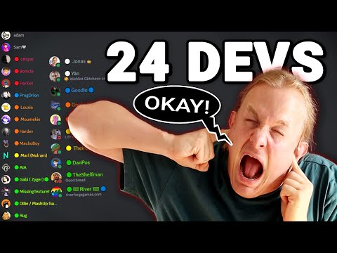 We Made a Game With 24 Devs - (Biggest Team in GMTK 2023)