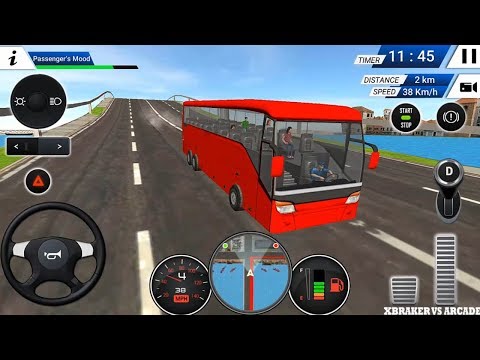 Euro Bus Driving Simulator 2018 - Red Bus Unlocked | Bus Transporter - Android Gameplay FHD