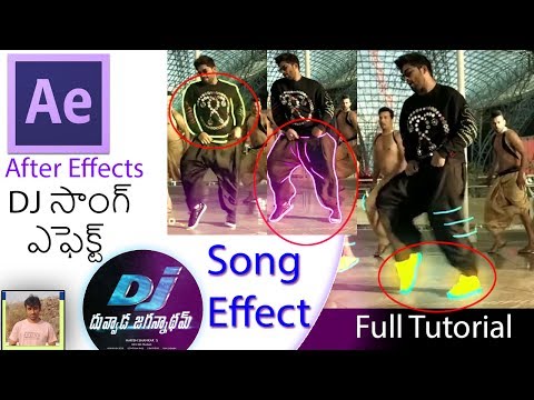 DJ Duvvada Jagannadham | DJ Movie Song | Color Effect in After Effects