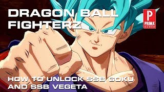 Dragon Ball FighterZ - How to Unlock SSB Goku and SSB Vegeta