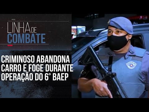 CRIMINOSO ABANDONA CARRO E FOGE DURANTE OPERAÇÃO DO 6° BAEP EM SÃO BERNARDO | LINHA DE COMBATE