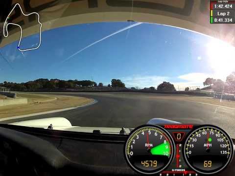 Porsche 964 Laguna Seca 11-24-13 1:42.4 PCA-GGR Time trial TT7 class record