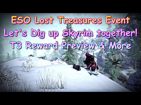 ESO Lost Treasures of Skyrim Lets Go!